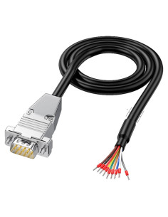 Cable de Extensión Serial RS-232 2m DB9 Macho Jienk