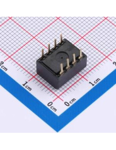 Interruptor DIP Genérico DSPV-04-LD-GET 4 Posiciones 2 Pcs 2