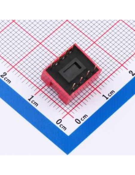 10 Interruptores DIP DSWB04LHGET 8P 11.7x9.9mm Genérico