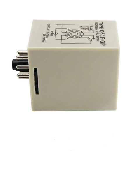 Interruptor de Nivel de Agua Genérico 220V 8 Pin Sin Flotador