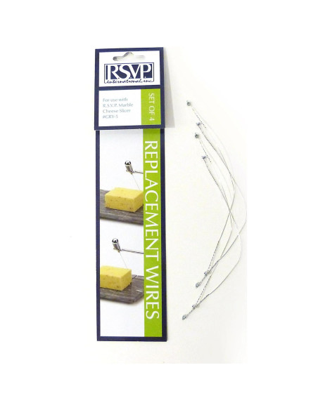 Cables de Reemplazo para Cortador de Queso RSVP Gris 13.97 cm