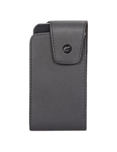 Funda de cuero negro Fonus con clip giratorio para LG