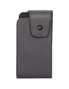 Funda de cuero negro Fonus con clip giratorio para LG 2