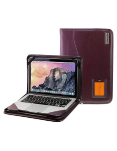 Funda Protectora de Cuero Pesado Broonel Morado para Lenovo ThinkPad T14