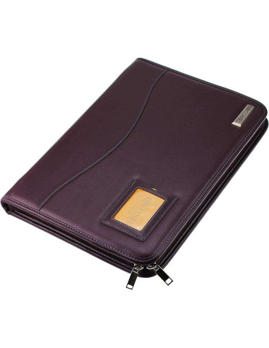 Funda Protectora de Cuero Broonel Morado para Laptop Lenovo V15