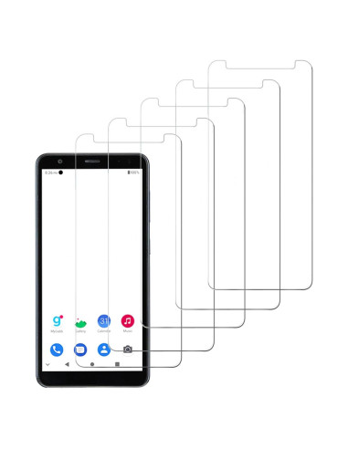 Paquete de 5 Protectores de Pantalla DAMONDY ZTE Gabb Z2 HD