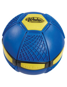WAHU Phlat Ball Junior Azul - Disco Volador y Pelota 10.2 cm