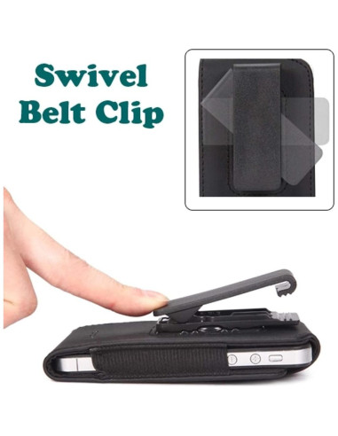 Funda Resistente Fonus con Clip de Cintura Giratorio para TCL 30 XE 5G