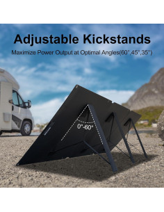 Panel Solar Plegable Voominhtec 200W Alta Eficiencia IP68 2