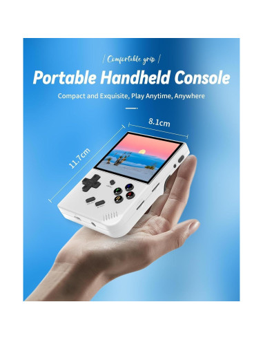 Consola de Juegos Portátil Anbernic RG35XX Plus - 5515 Juegos, HDMI, WiFi 5G