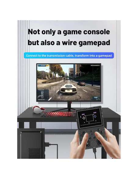 Consola de Juegos Portátil Anbernic RG353V - Doble Sistema Android 11 y Linux, 64GB, 4452 Juegos