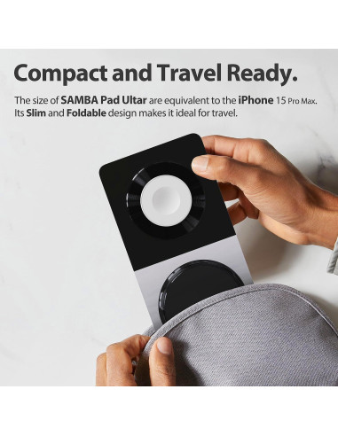 Estación de Carga 3 en 1 PETINO SAMBA PAD ULTRA Plata