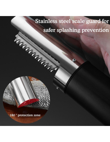 Escalador de Pescado Eléctrico RJSQAQE 125W Recargable USB