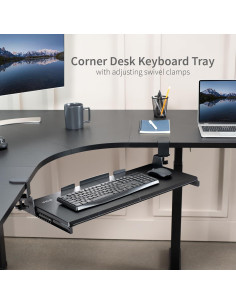 Bandeja de teclado extraíble VIVO MOUNT-KB10C 68.6x27.9cm 2