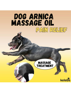 Aceite de Masaje para Perros Kelebs con Árnica 240g 2