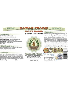 Extracto Líquido de Albahaca Sagrada Orgánica 59 ml - Hawaii Pharm 2