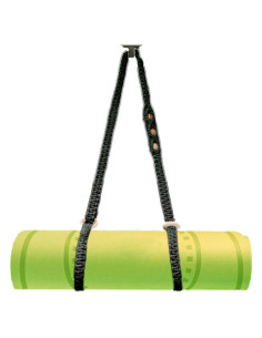 Correa de Yoga Tejida a Mano Kiido 180 cm Gris Multiusos