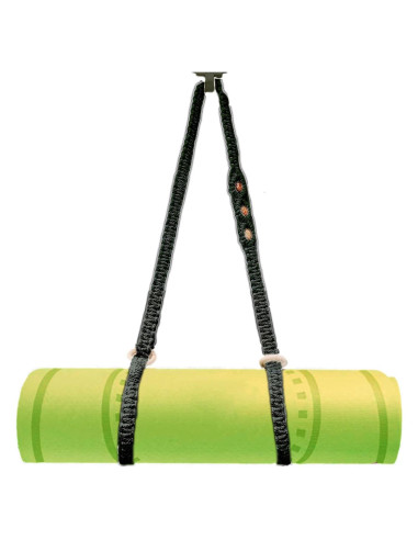 Correa de Yoga Tejida a Mano Kiido 180 cm Gris Multiusos