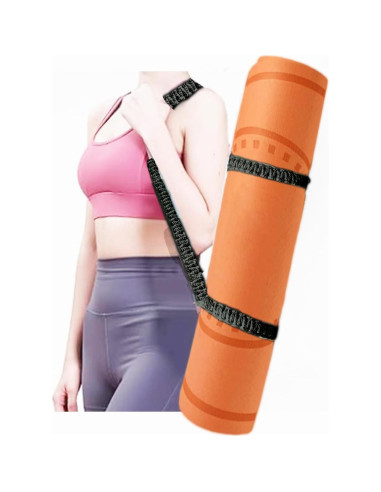 Correa de Yoga Tejida a Mano Kiido 180 cm Gris Multiusos