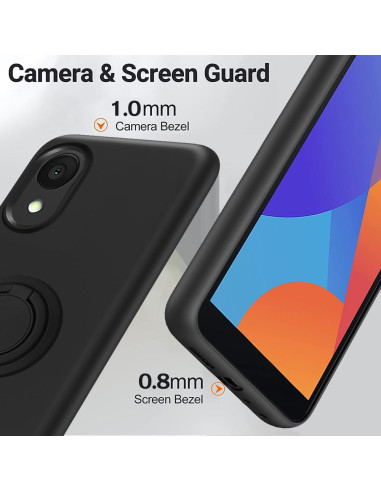 Funda Protectora Alcatel 1 2021 con Soporte y Protector de Pantalla