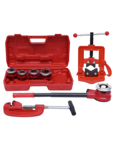 Juego de Herramientas de Roscar Tubos OUKANING con Estuche