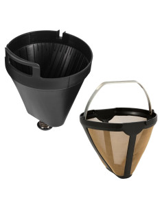 Soporte de Filtro y Filtro Dorado para Cafetera Ninja 12 Tazas