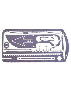 Tarjeta Multiherramienta de Supervivencia 20 en 1 Sirius