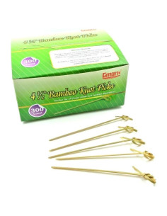 Palillos de Cóctel de Bambú Gmark 11.4 cm 300 piezas