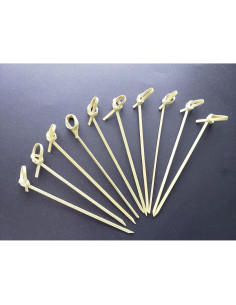 Palillos de Cóctel de Bambú Gmark 11.4 cm 300 piezas 2