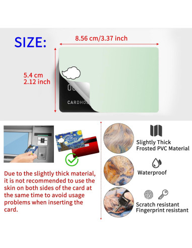 Stickers Decorativos Pounchi para Tarjetas - 8 Pcs Pixel Cartoon