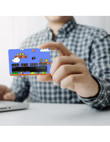 Stickers Decorativos Pounchi para Tarjetas - 8 Pcs Pixel Cartoon