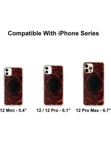 Funda de teléfono transparente Genérico para iPhone 15/14/13/12/11