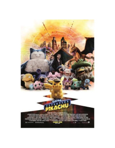 Póster de Película Pokémon: Detective Pikachu 68.58x101.6 cm