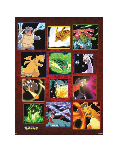 Póster Mosaicos Pokémon Trends International - 2 Pósters