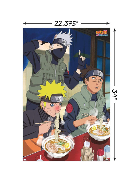 Póster de Comida Naruto Shippuden Trends International 56.67x86.36cm