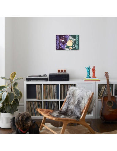 Póster de Lienzo Pokémon Gengar Snorlax 37.4x56.7cm Trends International