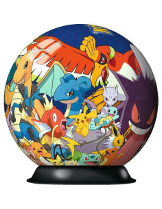 Rompecabezas 3D Ravensburger Pokémon Bola 72 Piezas 13 cm 2