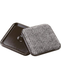 Copas de Caster Reutilizables Waxman 6.35 cm Cuadradas 12 Pzas 2