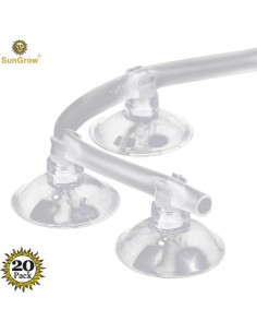 Clips de Ventosa para Acuario SunGrow - Paquete de 20 Piezas 2