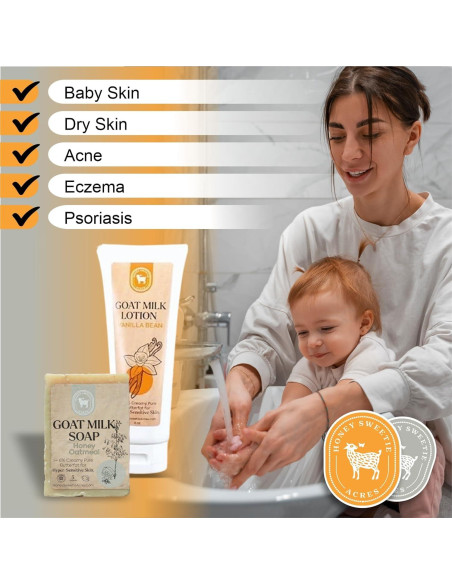 Paquete Cuidado Piel Hecho a Mano Honey Sweetie Acres 255g