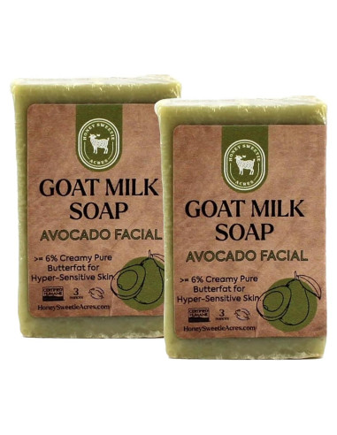 Jabón Facial Hidratante Natural Honey Sweetie Acres 2x85g Aguacate