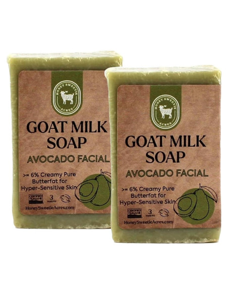 Jabón Facial Hidratante Natural Honey Sweetie Acres 2x85g Aguacate