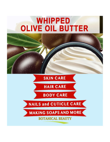 Mantequilla de Aceite de Oliva Orgánica 236.6 ml - Chateau Cosmetics