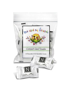 Toallas de Mano Desechables Nabila K - 12 Toallas Expandibles