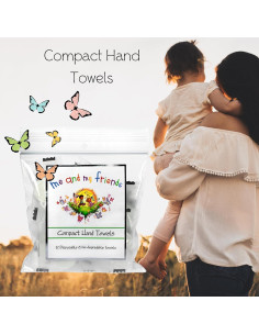 Toallas de Mano Desechables Nabila K - 12 Toallas Expandibles 2