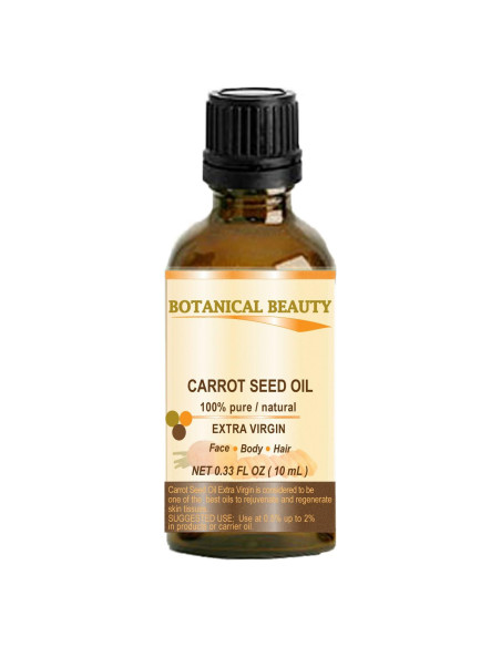 Aceite de Semilla de Zanahoria 100% Puro 10 ml - Belleza Botánica