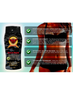 Loción Bronceadora Oscura Inmoral 2000XXX 396g Anti-Envejecimiento 2