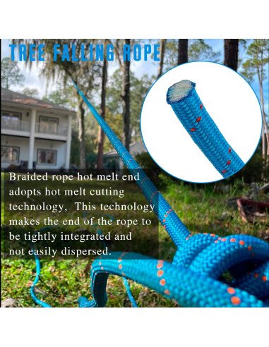 Cuerda trenzada de poliéster CMood 1.27 cm x 38.1 m 8400 kg