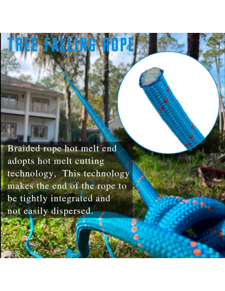 Cuerda trenzada de poliéster CMood 1.27 cm x 38.1 m 8400 kg