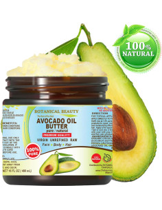 Mantequilla de Aceite de Aguacate 480 ml Belleza Botánica 2